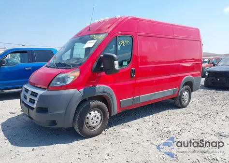 2015 Ram Promaster 2500 High Roof z USA, uszkodzony, nr VIN 3C6TRVCG5FE501742